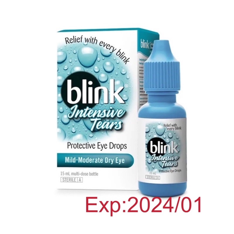 Blink Intensive Tears Protective Eye Drop 15ml | Shopee Malaysia