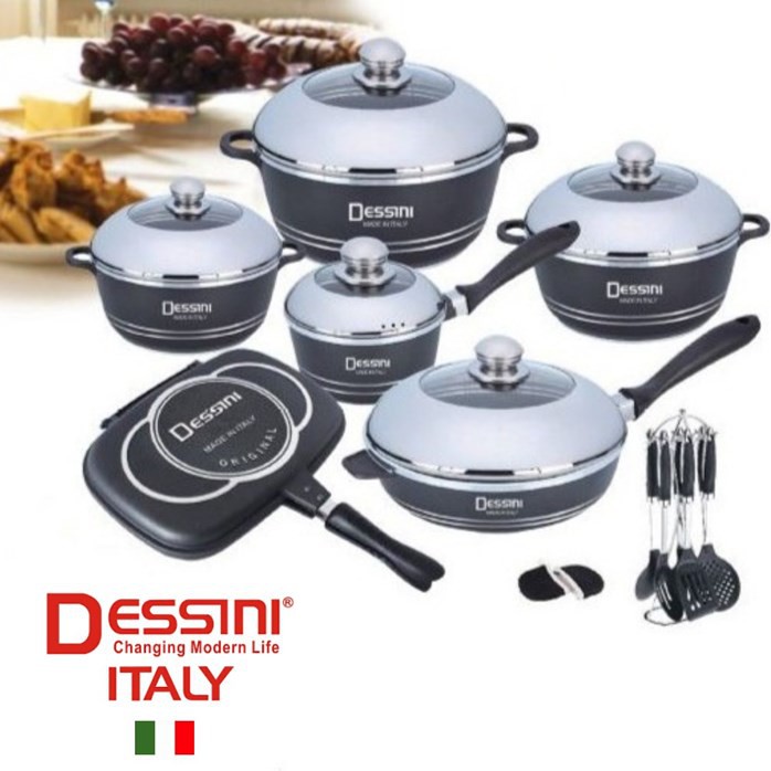 23 pcs Dessini Italy Cooking Set (Ready stock & preorder) Shopee Malaysia