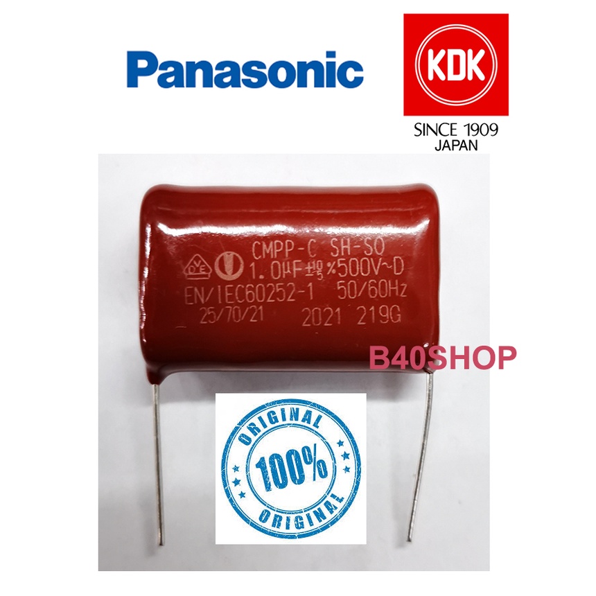 Original Panasonic / KDK table fan 12" capacitor condenser 1uf for