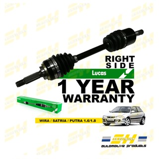 DRIVE SHAFT LUCAS - WIRA SATRIA PUTRA 1.6 1.8 RH (S)  Shopee Malaysia