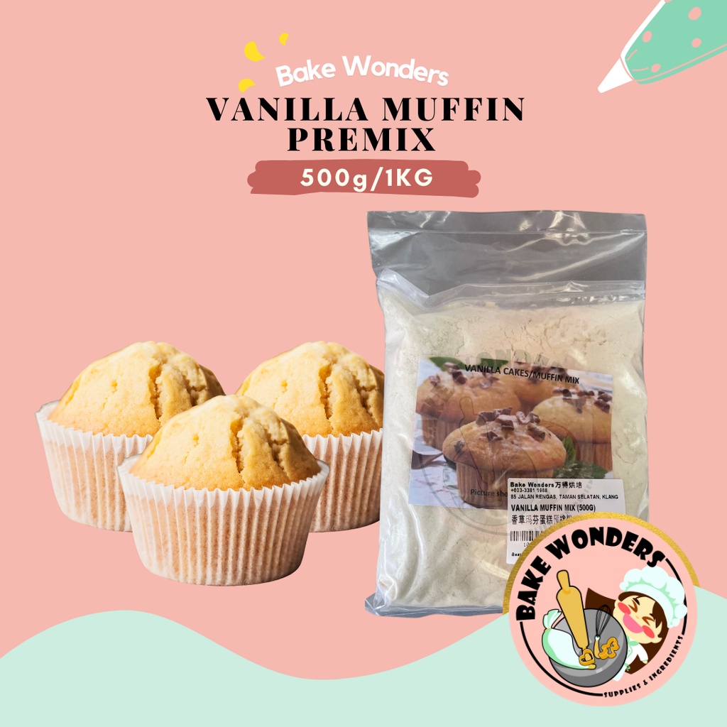 vanilla-muffin-mix-premixes-tepung-premix-muffin-500g-1kg-shopee