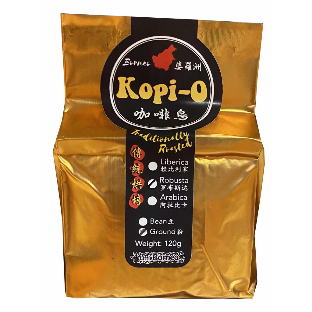 Buy 120g Kopi O Sarawak Ground Coffee Robusta Littleborneo Seetracker Malaysia