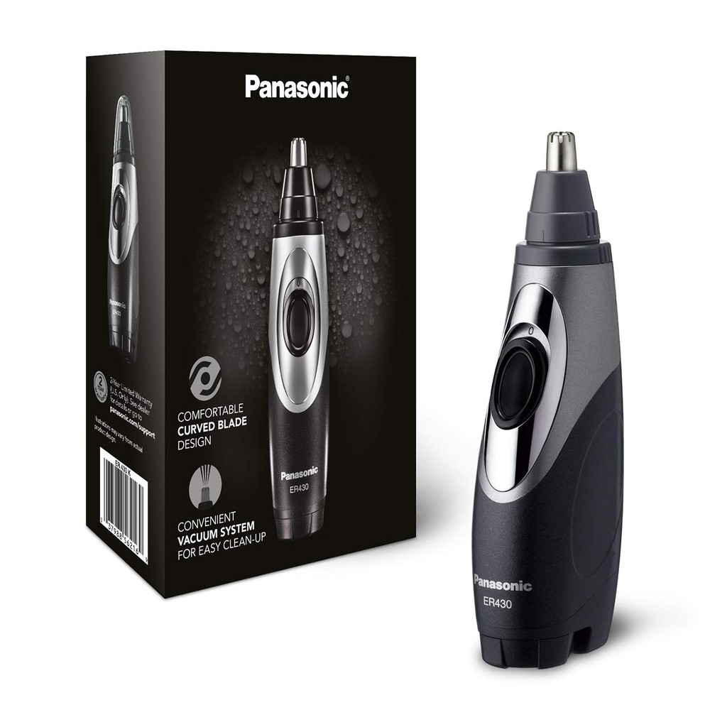 panasonic er430k ear & nose trimmer with vacuum
