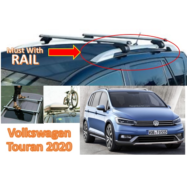 Volkswagen Touran 2020 New Aluminium universal roof carrier Cross Bar Roof Rack Bar Roof Carrier Luggage Carrier
