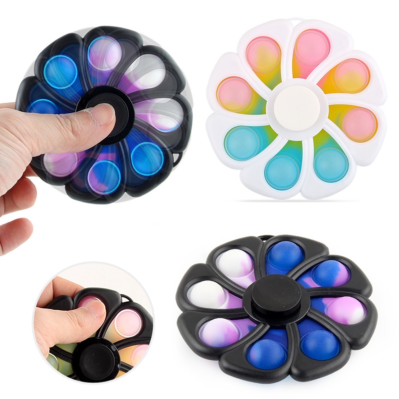 Popping Up Bubble Fidget Sensory Spinner Toy Anxiety Relief Simple ...