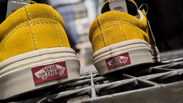 mustard vans shoes