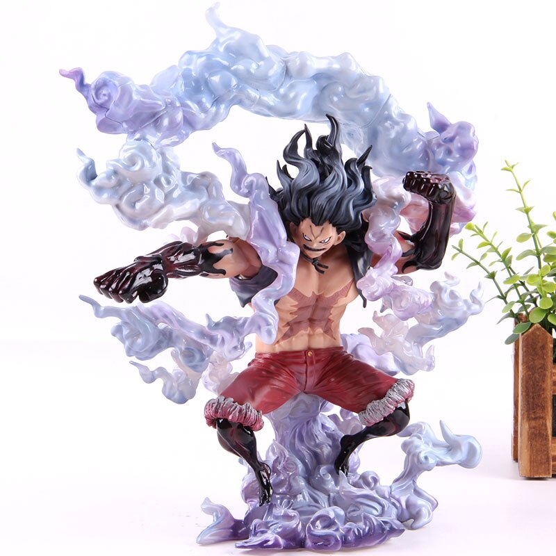 King Of Artist One Piece The Snake Man Luffy Gear 4 Snakeman Action Figure Monkey D Luffy Figure Model Toy Shopee Malaysia
