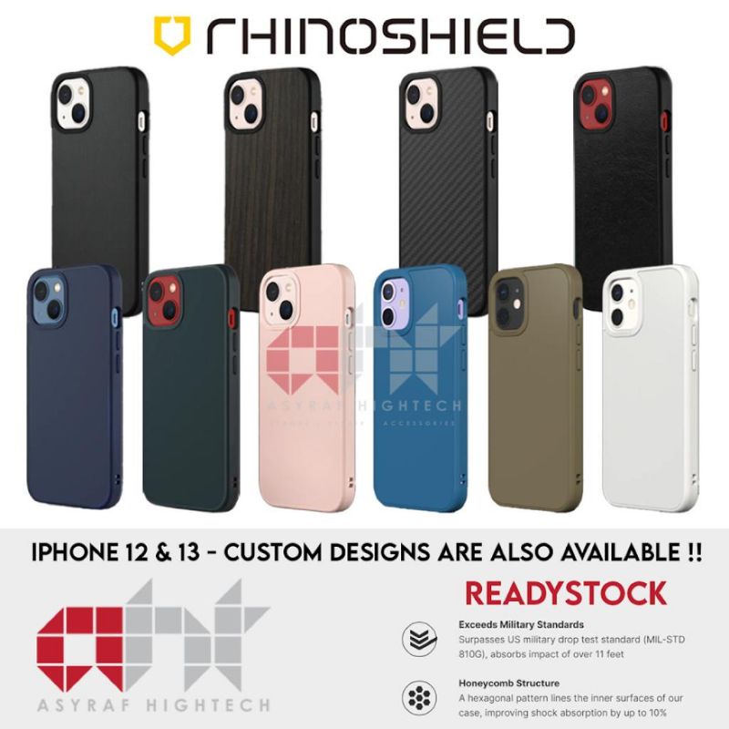 Rhinoshield SolidSuit iP 12 / 13 - with Customized Design [ORIGINAL] |  Shopee Malaysia