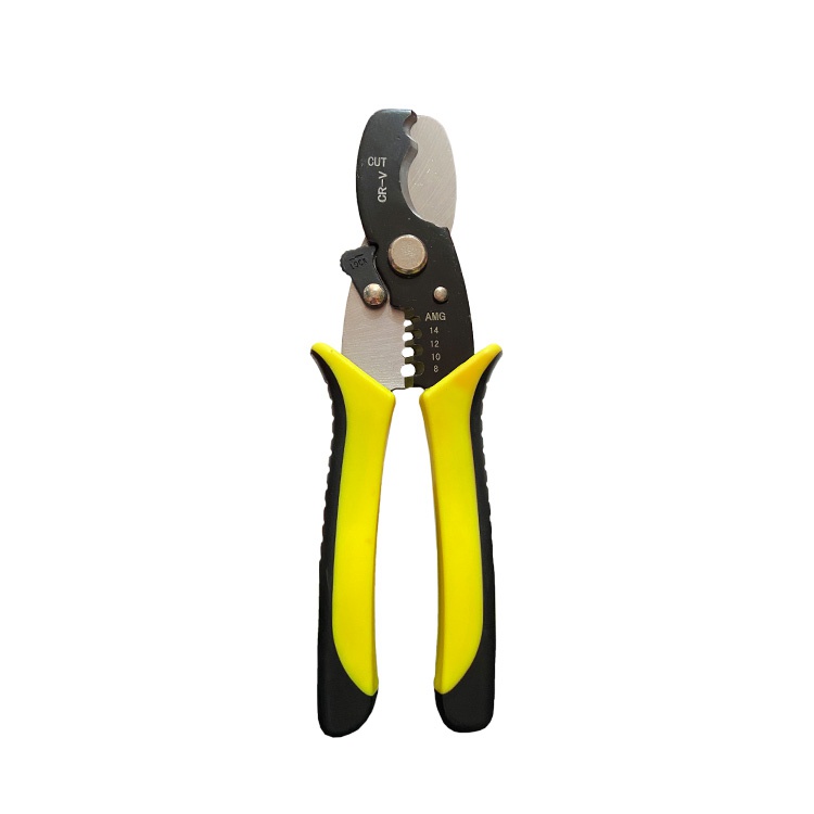 7" WIRE STRIPPER WIRE CUTTER CABLE CRIMPER PLIERS TOOLS 180MM LUWEI TOOLS