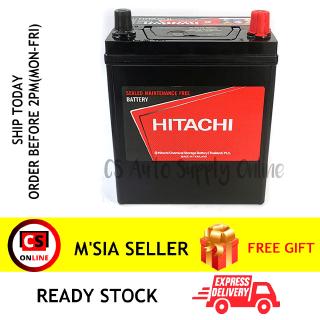 HITACHI NS40ZL 48B19L CAR BATTERY SUITABLE FOR MYVI CITY 