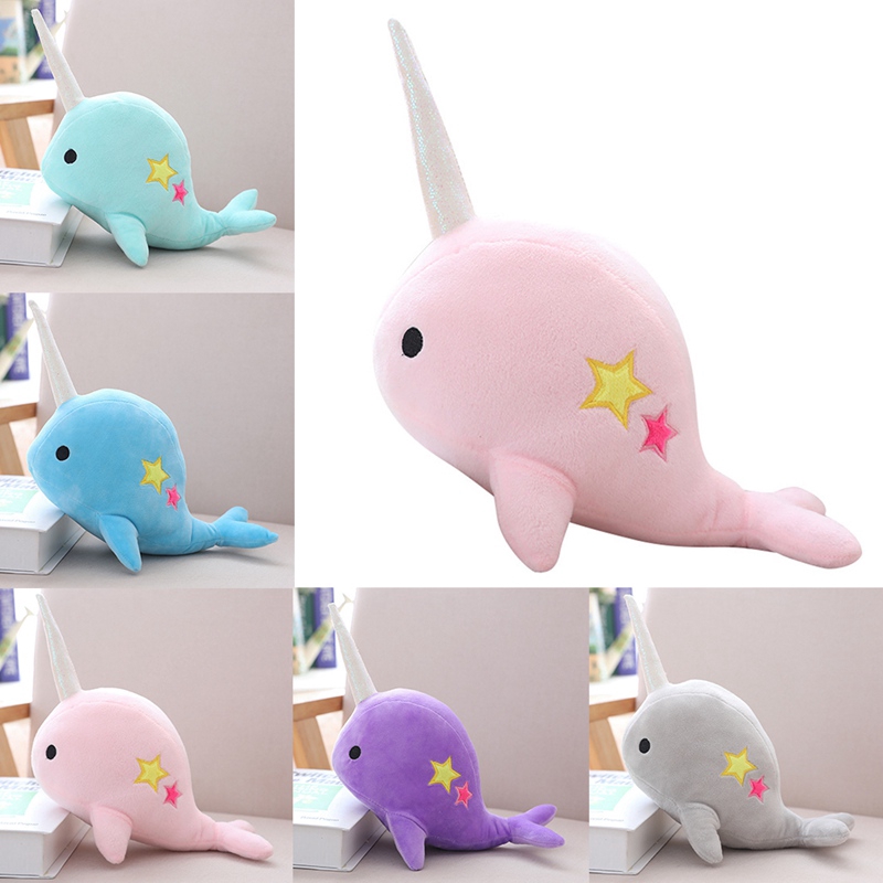 CUTE NARWAII & FRIENDS KAWAII NARWHAL SUPER SOFT CUSHION PILLOW NEW WITH TAGS