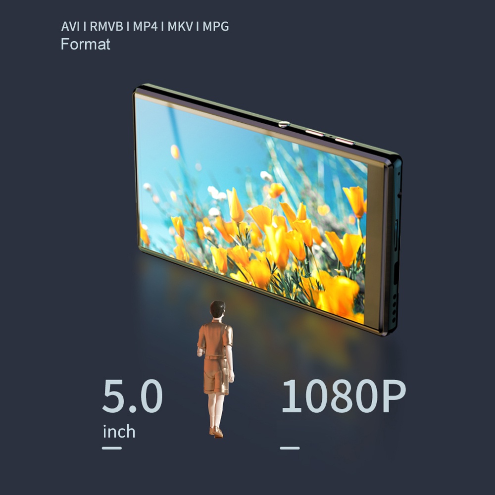 5 0 Inch Wifi Mp3 Player Android Mp4 Bluetooth 5 0 Mp5 Full Touch Screen 8gb E Book Hifi Loseless Video Photograph Music Players Shopee Malaysia