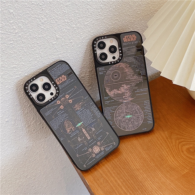 Casetify Mirror Casing For iPhone 14 Pro Max 14 Plus 13 Mini 12 Promax 11 XR  X XS MAX 7G 7 Plus SE2020 STAR WARS Pattern Shockproof Full Protector Phone  Cover | Shopee Malaysia