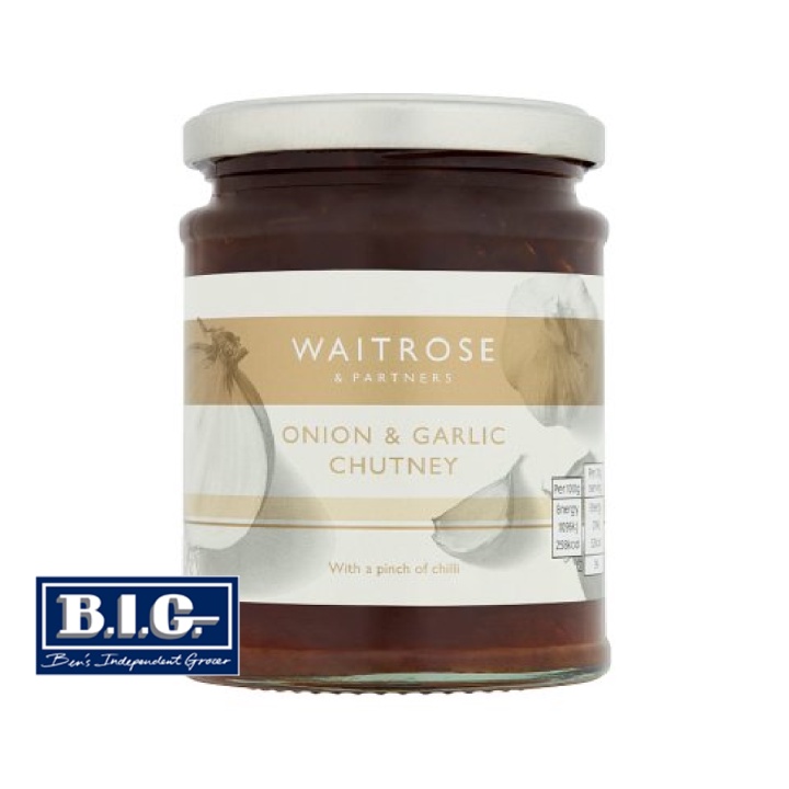 Waitrose Onion & Garlic Chutney 340g (EXP Sep 2023) Shopee Malaysia