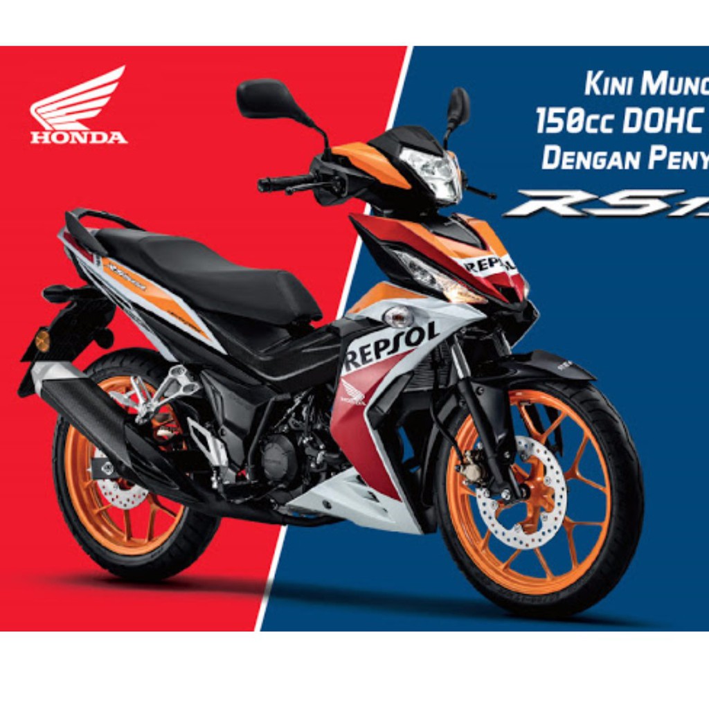 Honda RS150 Repsol 2018 Sticker - Stripe | Shopee Malaysia