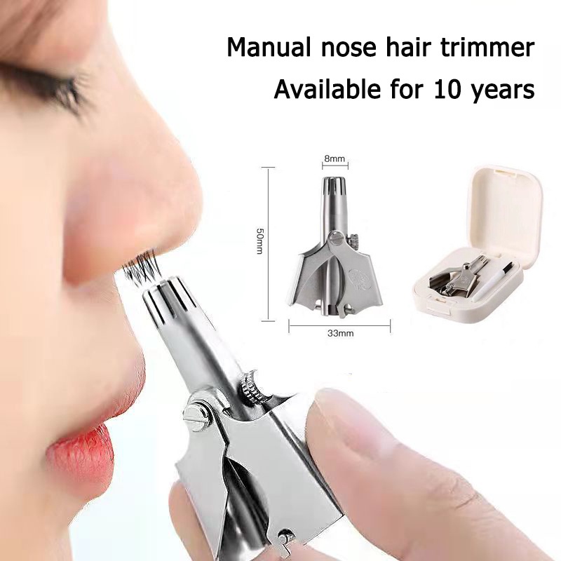 Dovo KLIPETTE Nose Hair Trimmer, Stainless Steel, German Solingen (385006)  | Stainless Steel Nose Hair Trimmer 