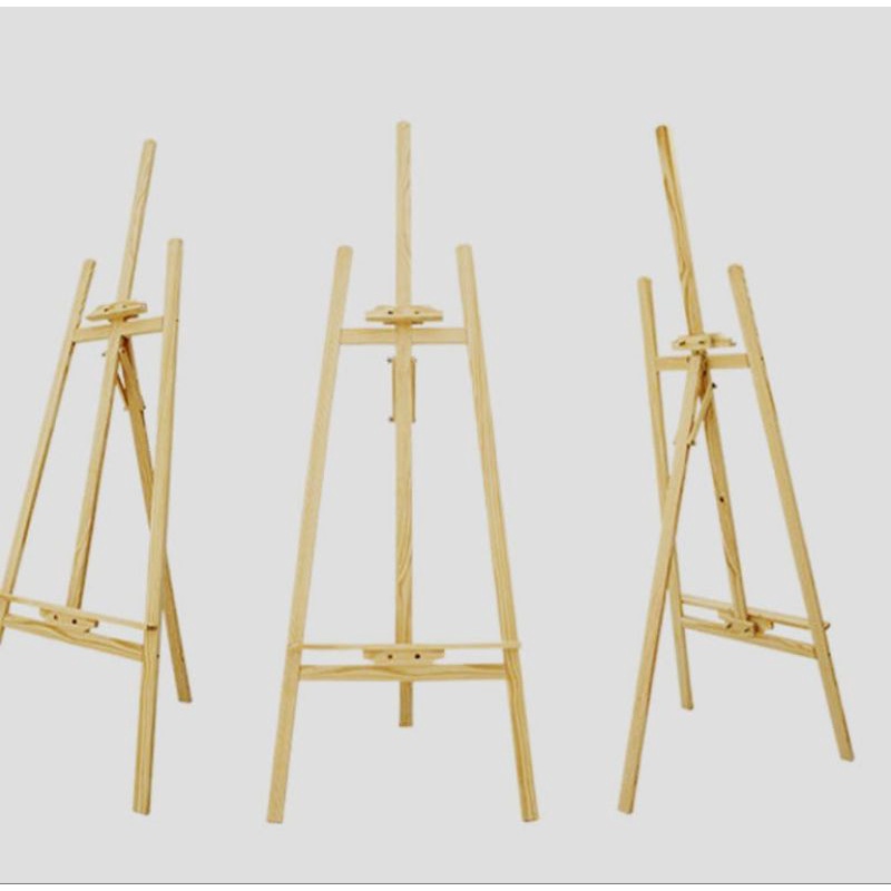 (RENTAL & PICKUP) Solid Wood Easel Stand Shopee Malaysia