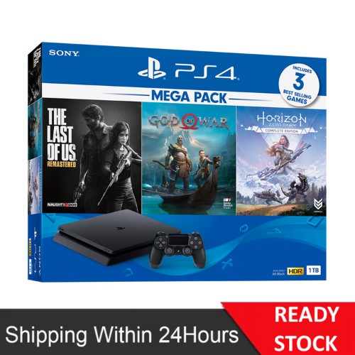 Ready Stock Ps4 Mega Pack 1tb Ps4 Pro Bundle 1tb Sony Malaysia Warranty Shopee Malaysia