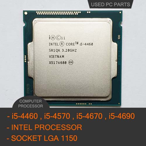 Intel Core I5 4690 4670 4570 4460 Cpu Desktop Computer 4th Gen Processor 1150 Shopee Malaysia