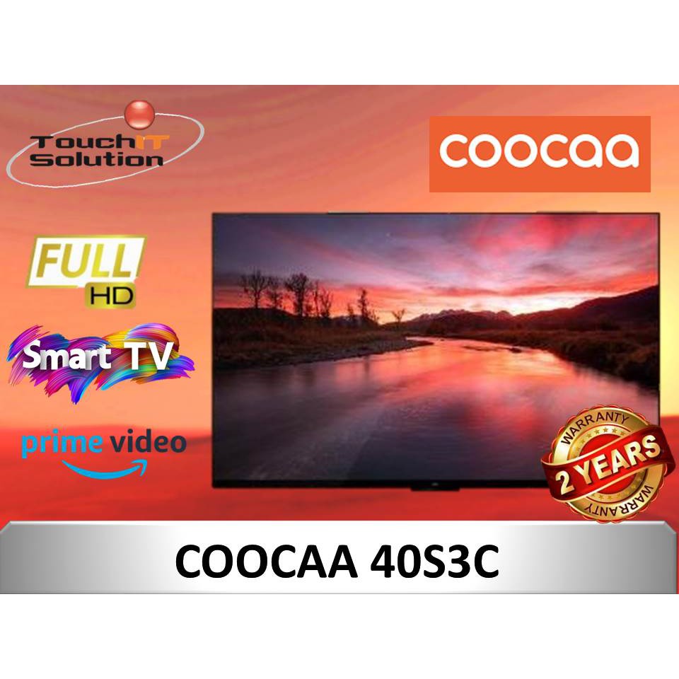 SKYWORTH COOCAA 40 Inch Smart Amazon Prime Video Built-In