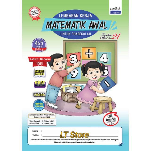 Lembaran Kerja Matematik Awal Untuk Prasekolah Shopee Malaysia