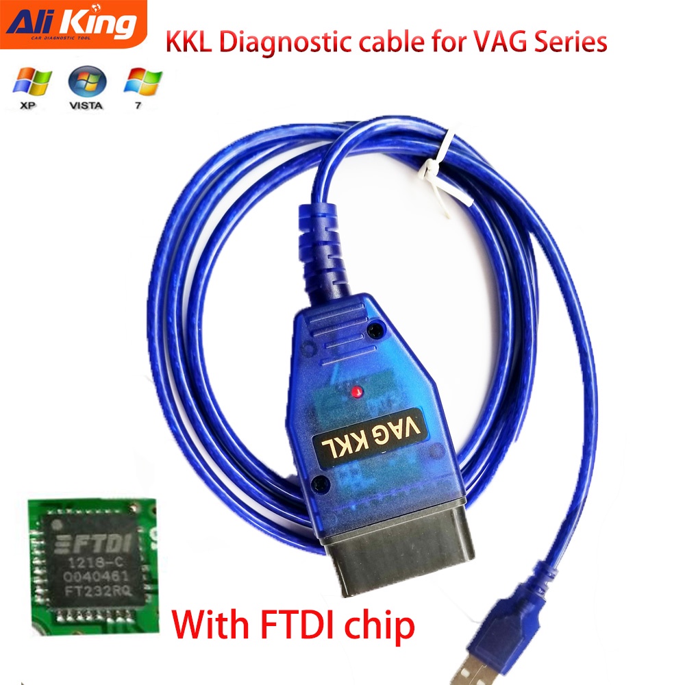 USB Cable KKL OBD2 II OBD KKL Diagnostic Scanner For VAG Series