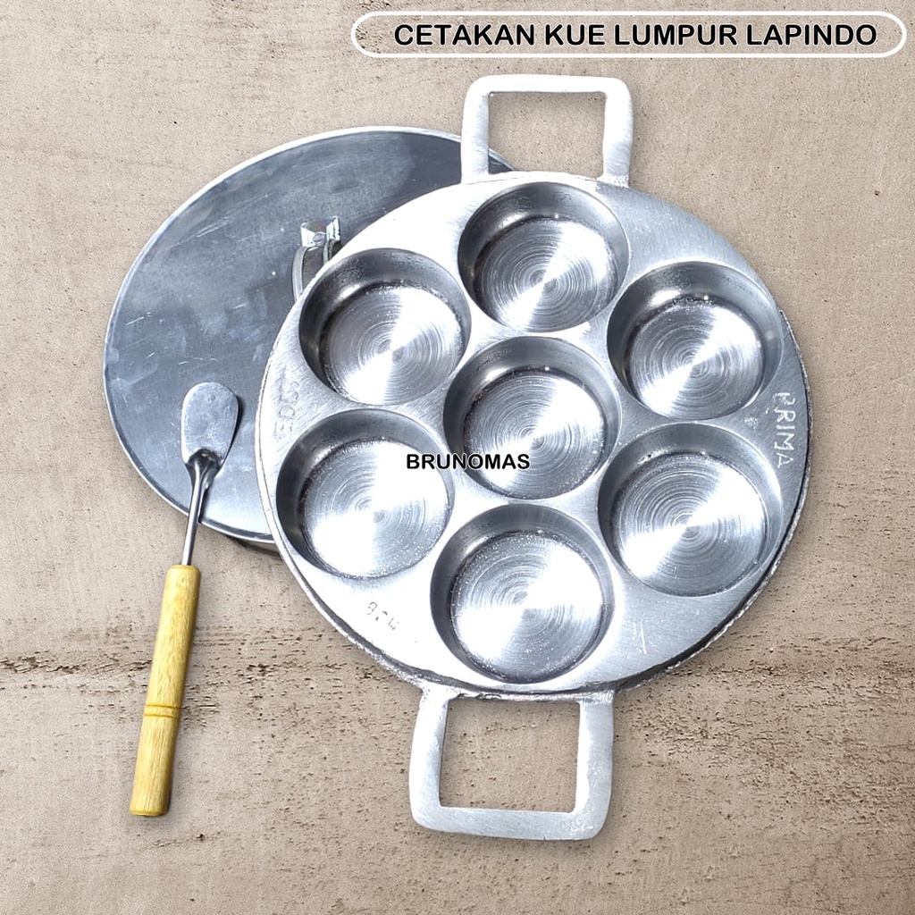 Mjb - Mud Cake Mold And Mini Martabak 7.2cm+Free Lid And Small spatula
