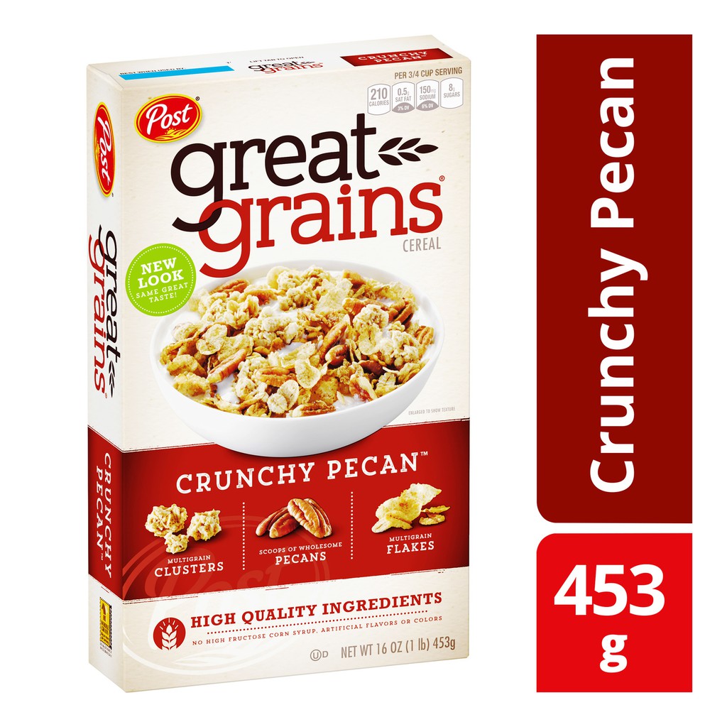 Post Great Grains Crunchy Pecans Cereal, 453g 