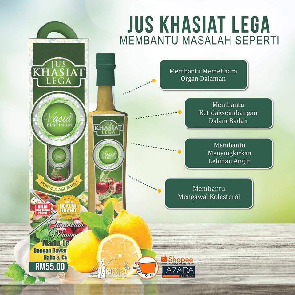 V Asia Jus Khasiat Lega Shopee Malaysia