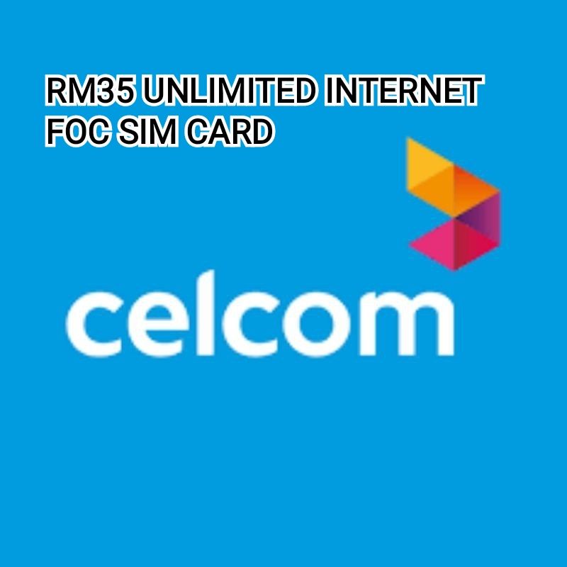 Buy Celcom Unlimited Rm38 Internet Free Sim Card Beli Celcom Internet Plan Percuma Kad Sim Seetracker Malaysia