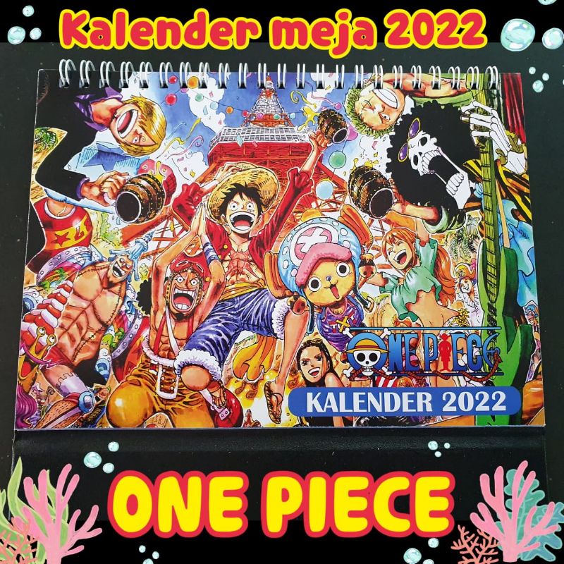 Anime One Piece Calendar 22 Shopee Malaysia