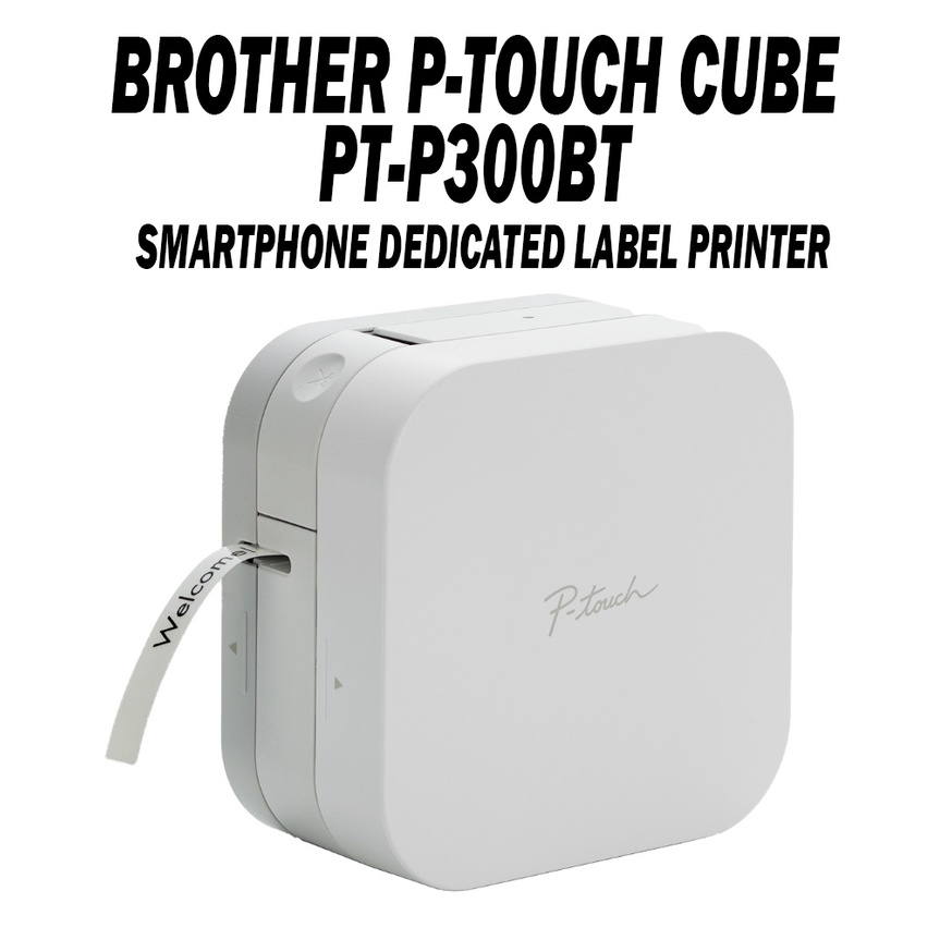 BROTHER PTOUCH CUBE PTP300BT SMARTPHONE DEDICATED LABEL MAKER PRINTER