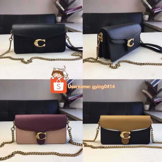 Coach Tabby in Colorblock Leather Crossbody Sling Shoulder Bag Beg Women  Black Pink Yellow Chain Mini Small F76199 76199 | Shopee Malaysia