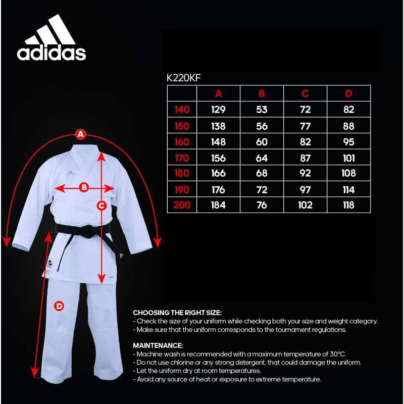 karate dress adidas