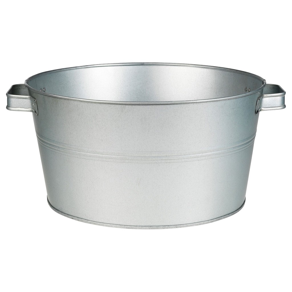 metal washing up bowl