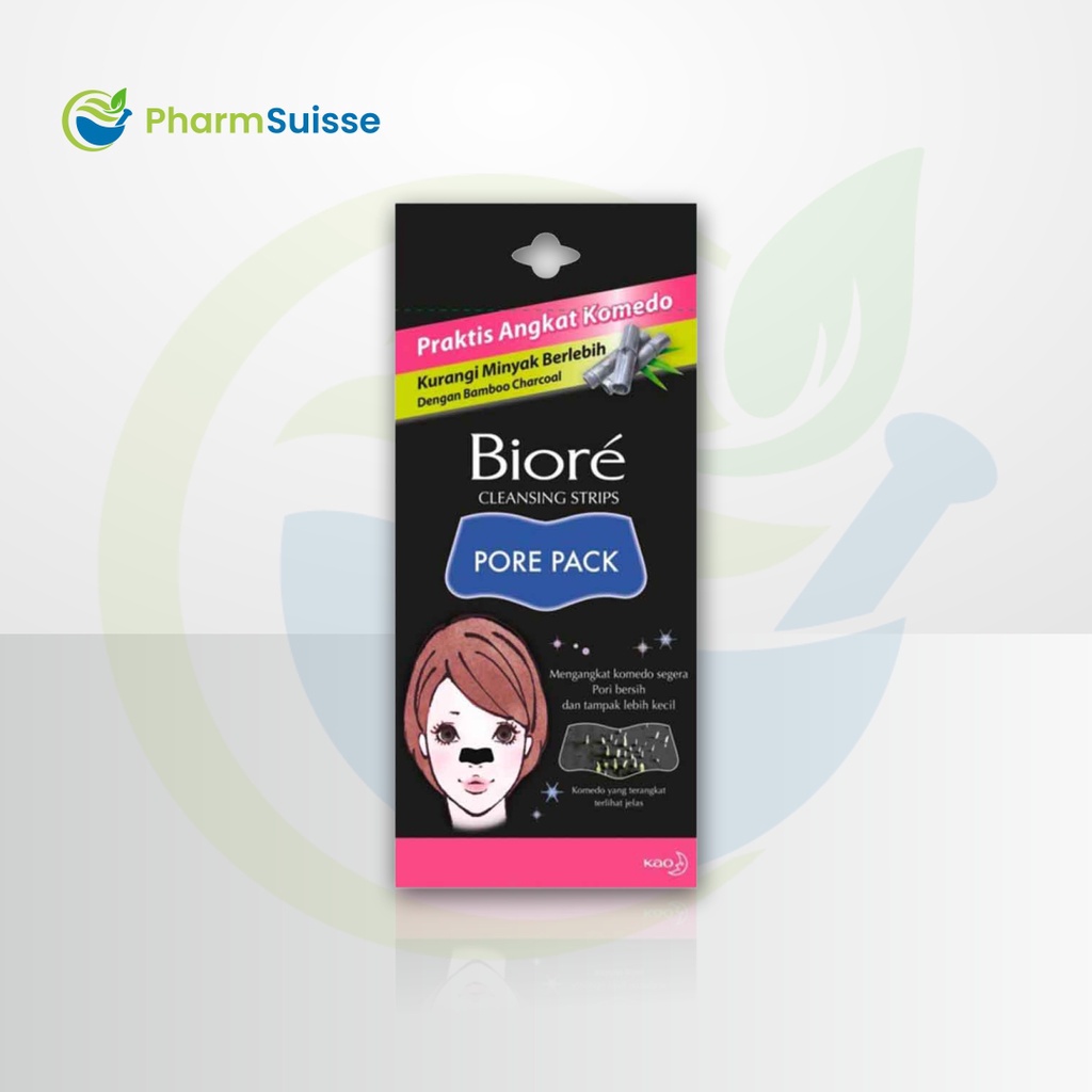 Biore Pore Pack Black Strips ( Charcoal ) 10s Shopee Malaysia