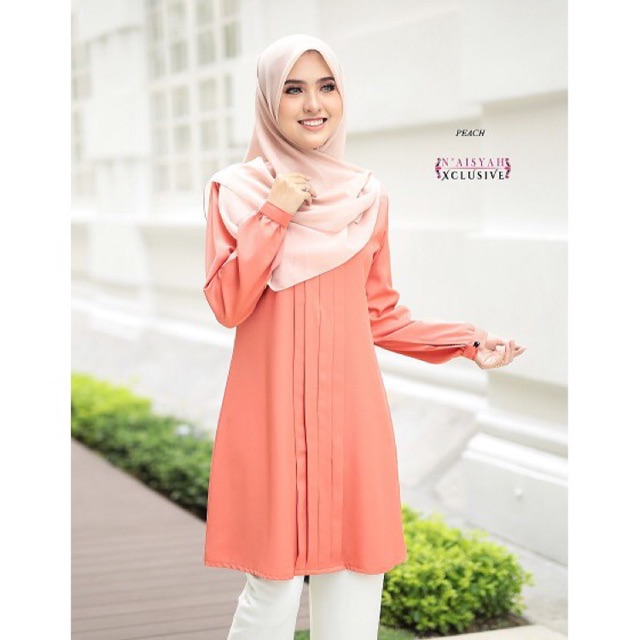 blouse muslimah long top dress muslimah long sleeve baju blouse muslimah long top dress muslimah long sleeve baju