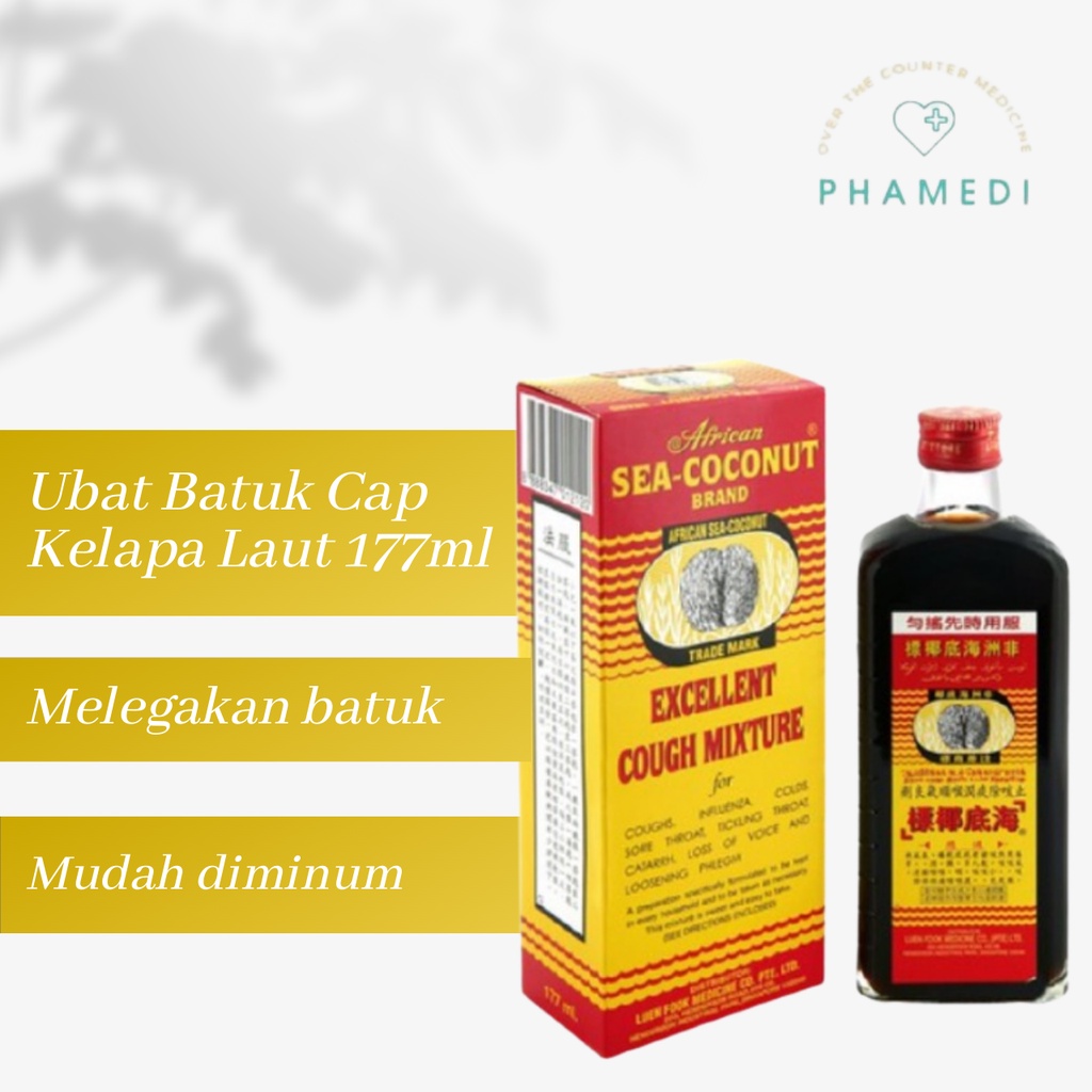 Ubat Batuk Cap Kelapa Laut 177ml Shopee Malaysia