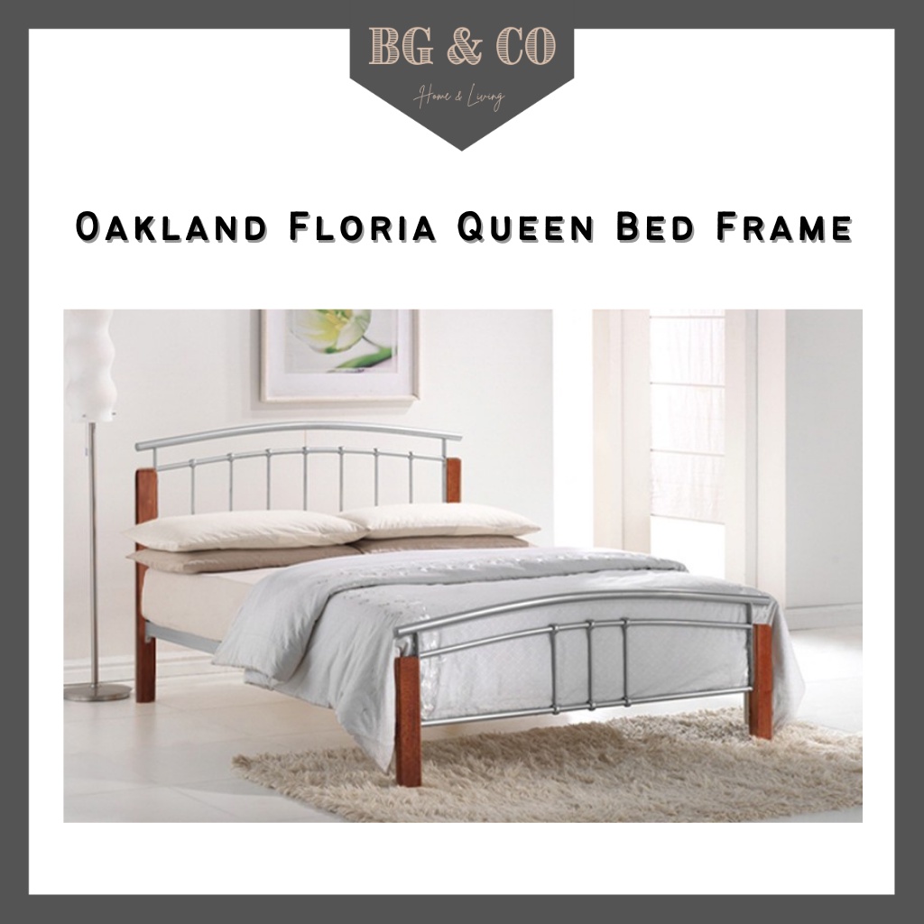 Oakland Floria Queen Bed Frame/ Queen Metal Bed /Metal Queen Bed Frame