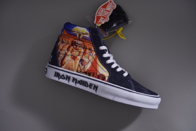 Vans Sk8 Hi X Iron Maiden Powerslave St Navy Pk | Shopee Malaysia