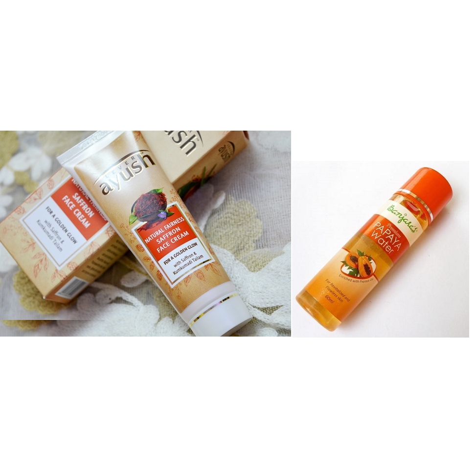 ayush natural fairness saffron face cream 50g