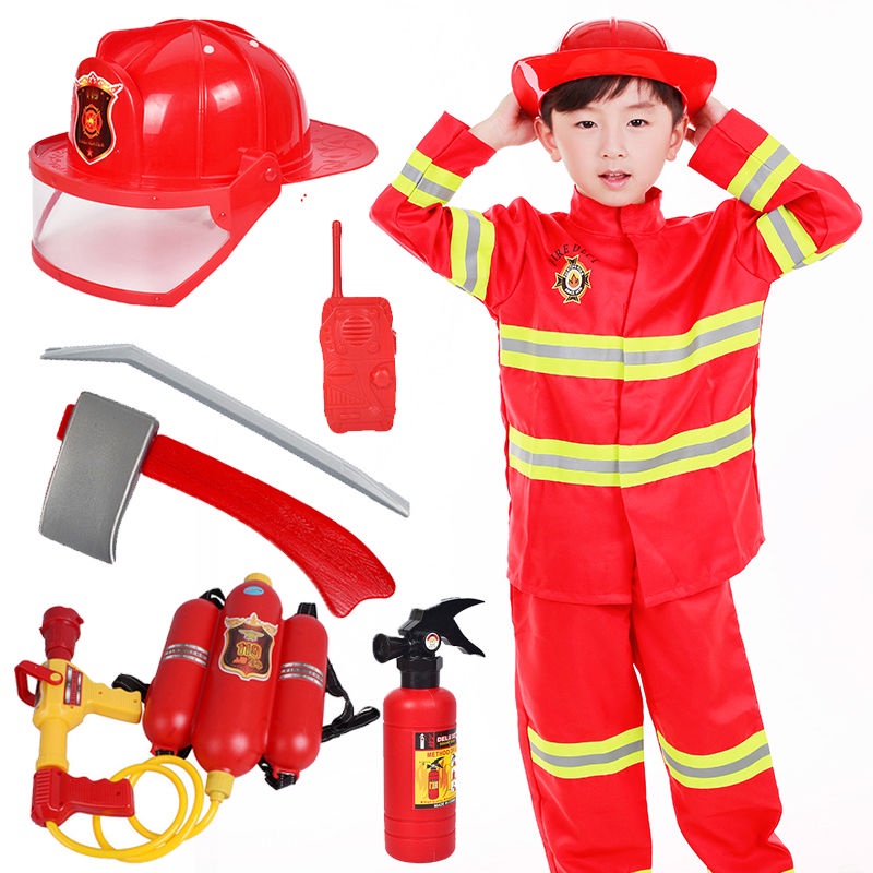 Hadiah PercumaReady Stock Mainan Anak-anak Bomba Sam Set Penuh 8PCS Peralatan Main Rumah Simulasi Balai Bomba Alat Pemadam Api Besar-Free GiftReady Stock Kids Firefighter Sam Toy Full Set Of 8PCS Equipment Play House Fire Station Simulation Big Fire Ext