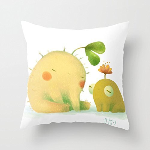 Taro And Mori Mori Pillow Case By Hikari Smoked Bacon Cartoon 1818