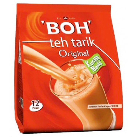 Boh Teh Tarik Less Sweet 27g X 12 s Shopee Malaysia