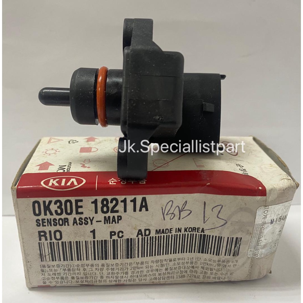 MAP SENSOR (4 PIN) GENUINE PART (ORIGINAL) [OK30E18211A] KIA SPECTRA