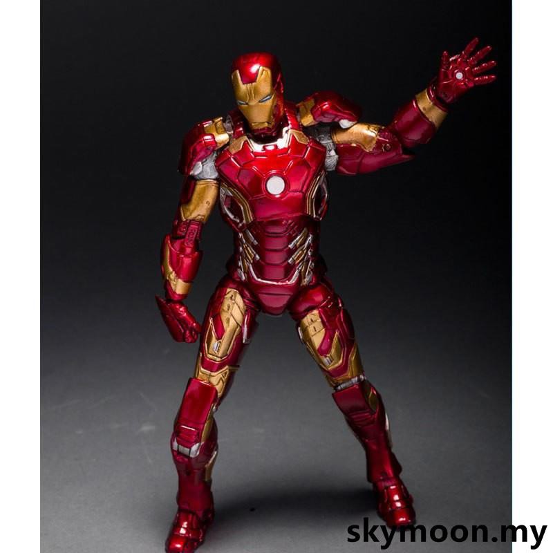 Toys Games Comic Book Heroes Marvel Select Avengers Iron Man Mk43 Mark Xliii Armor Model Action Figures Toy