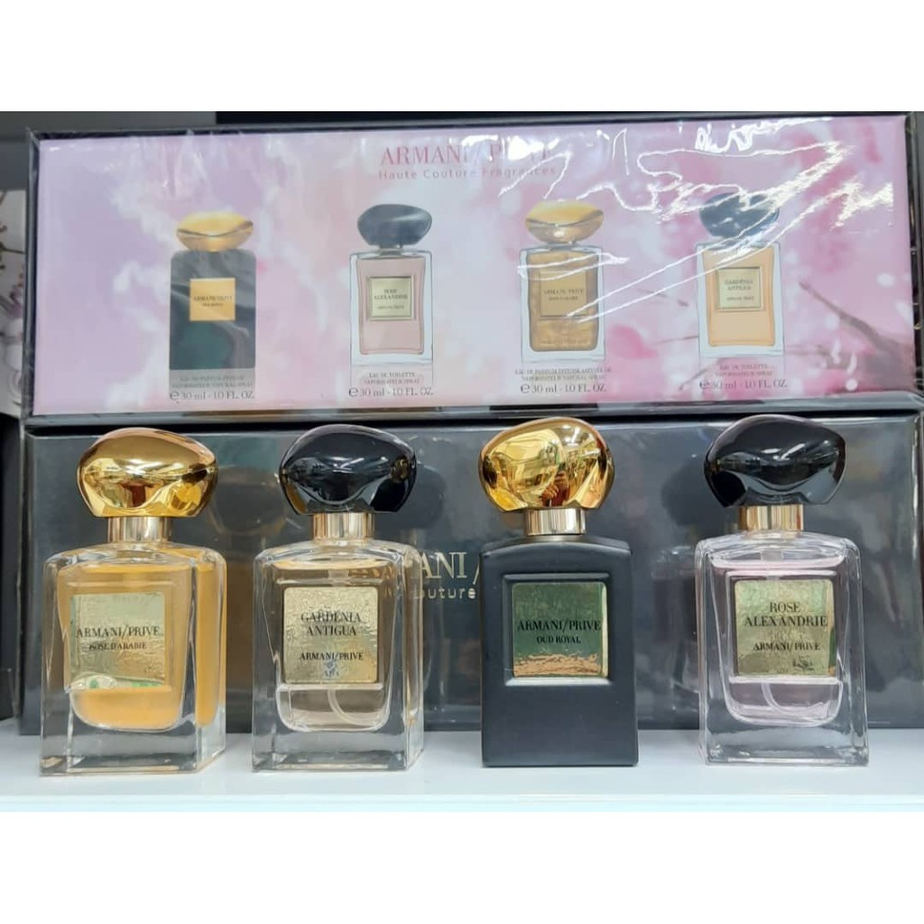 Armani Prive By Giorgio Armani 4 In 1 Authentic 30ml Miniature Set Perfume For Women Shopee Malaysia