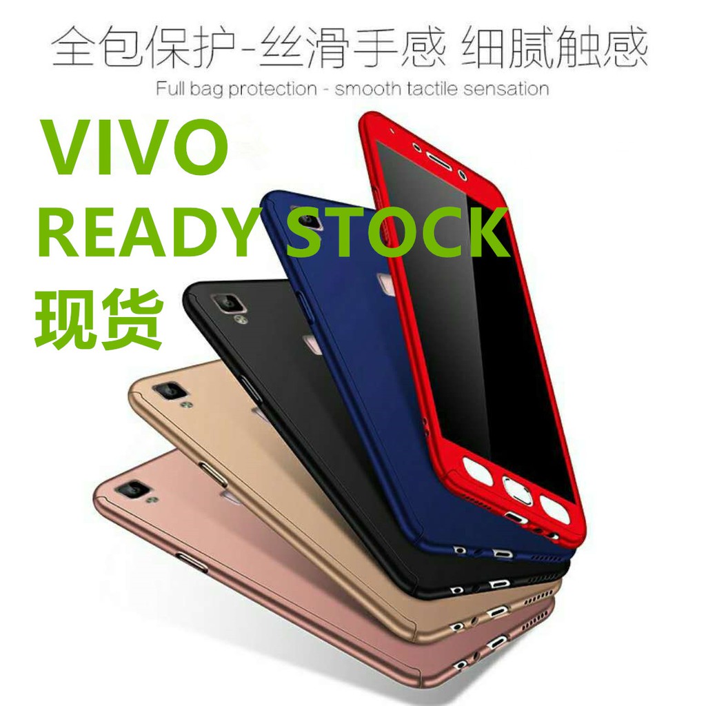 Vivo V9 360° Full Cover Protect With Screen Protector Casing Case Cover