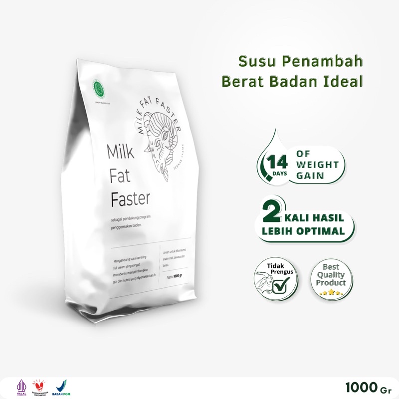 Premium Milk Fattening Milk Ideal Weight Gain Variant Goat Etawa Full Cream 1000gram 1kg Milk