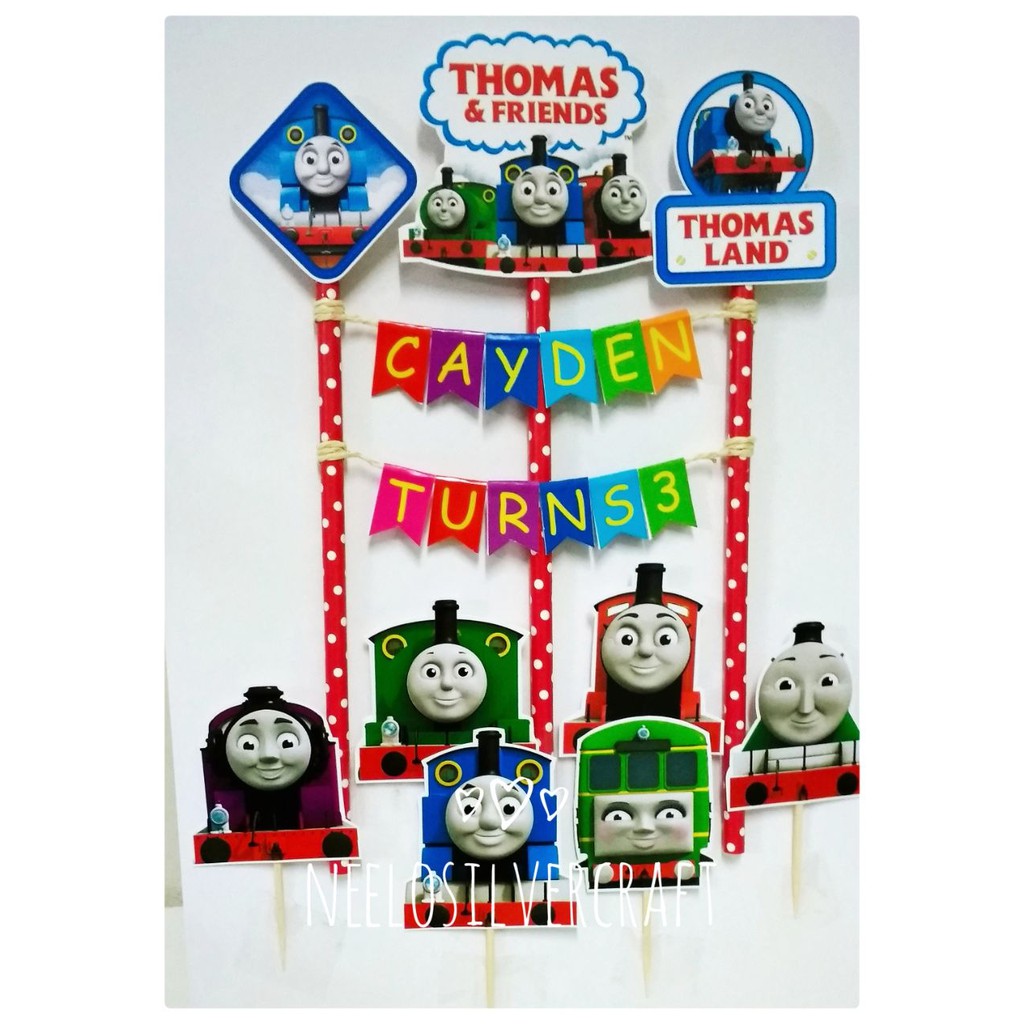 Thomas & Friends Cake Topper for Birthday Cake | Shopee Malaysia